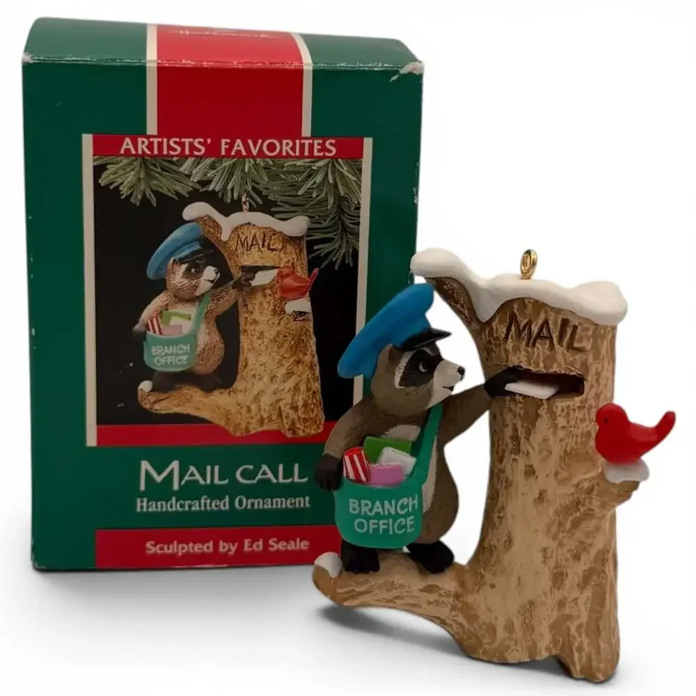 Hallmark Keepsake Mail Call Christmas Ornament 1989 NIB,